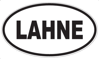 LAHNE - Oval Sticker