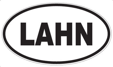 LAHN - Oval Magnet