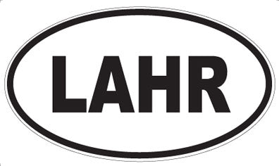 LAHR - Oval Magnet