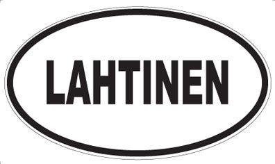 LAHTINEN - Oval Magnet
