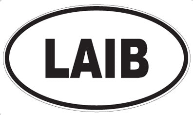 LAIB - Oval Sticker
