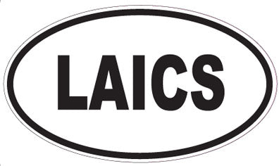 LAICS - Oval Sticker