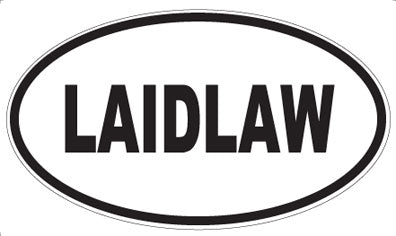 LAIDLAW - Oval Magnet