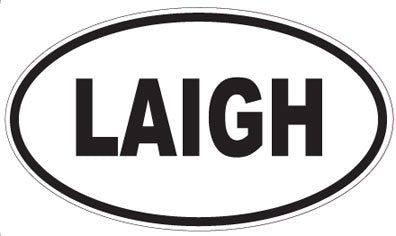 LAIGH - Oval Magnet