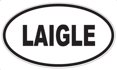 LAIGLE - Oval Sticker