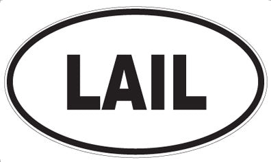 LAIL - Oval Magnet