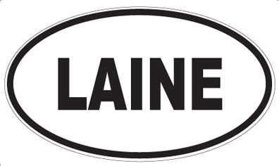 LAINE - Oval Sticker