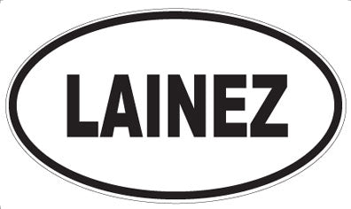 LAINEZ - Oval Sticker