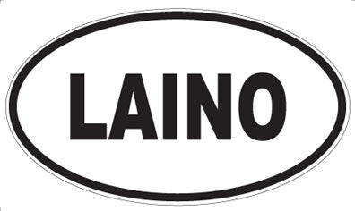 LAINO - Oval Sticker