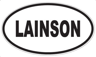 LAINSON - Oval Magnet