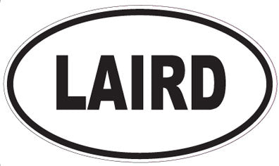 LAIRD - Oval Magnet