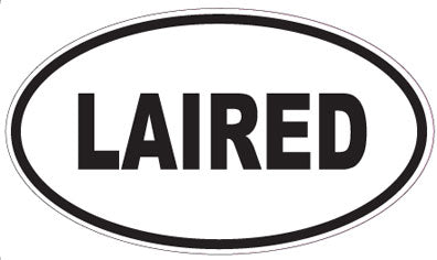LAIRED - Oval Sticker