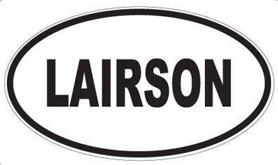 LAIRSON - Oval Sticker