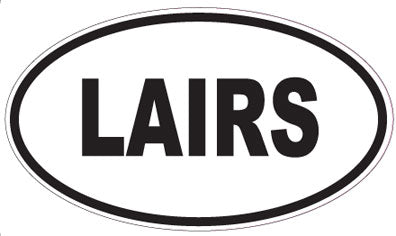 LAIRS - Oval Magnet