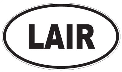 LAIR - Oval Magnet