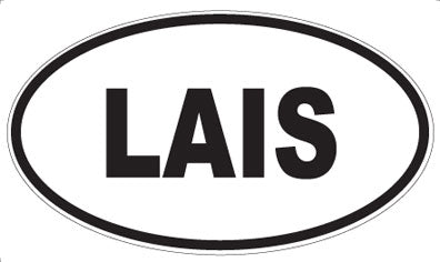 LAIS - Oval Sticker