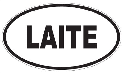 LAITE - Oval Sticker