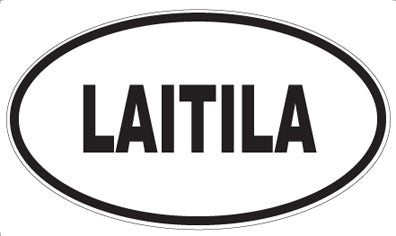 LAITILA - Oval Sticker