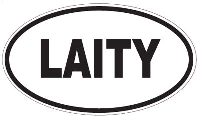 LAITY - Oval Sticker
