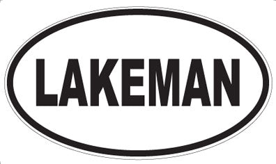 LAKEMAN - Oval Sticker