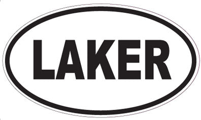 LAKER - Oval Magnet