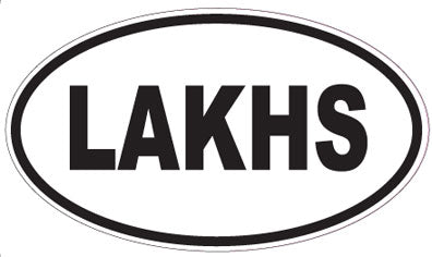 LAKHS - Oval Magnet