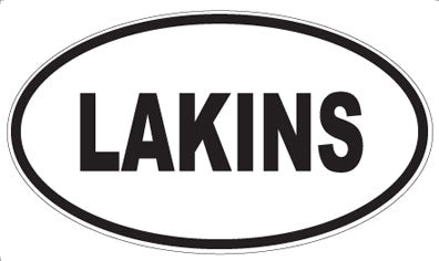 LAKINS - Oval Magnet