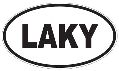 LAKY - Oval Sticker
