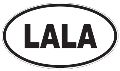 LALA - Oval Magnet