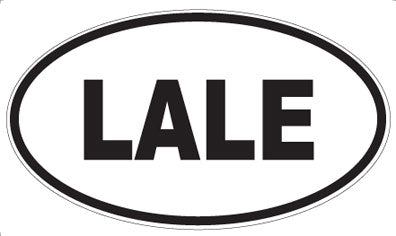 LALE - Oval Sticker