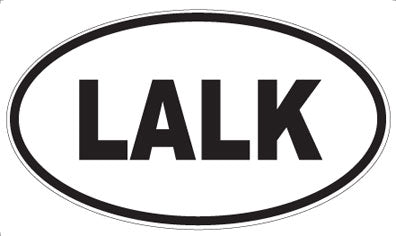 LALK - Oval Sticker