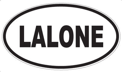 LALONE - Oval Sticker