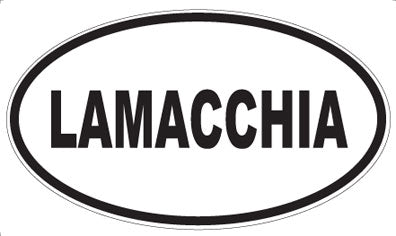 LAMACCHIA - Oval Magnet