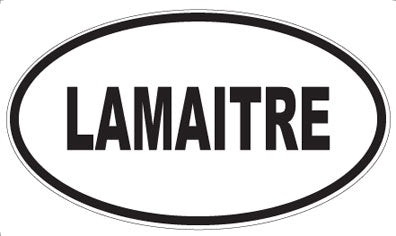 LAMAITRE - Oval Sticker
