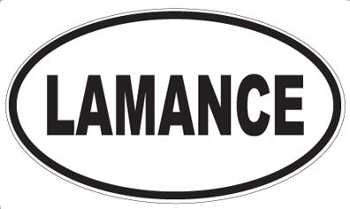 LAMANCE - Oval Magnet
