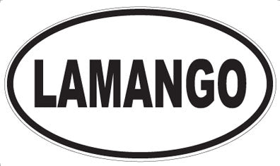 LAMANGO - Oval Magnet