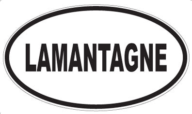 LAMANTAGNE - Oval Magnet
