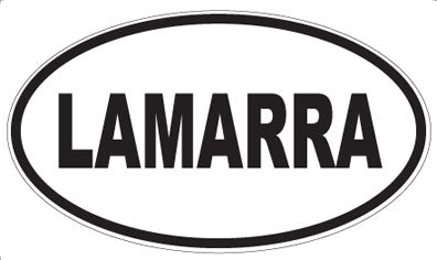 LAMARRA - Oval Magnet