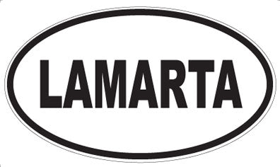 LAMARTA - Oval Sticker