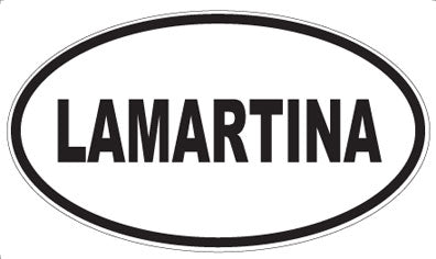 LAMARTINA - Oval Sticker