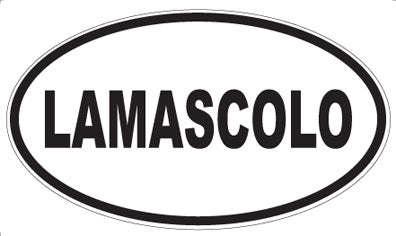 LAMASCOLO - Oval Magnet
