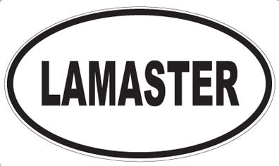 LAMASTER - Oval Magnet