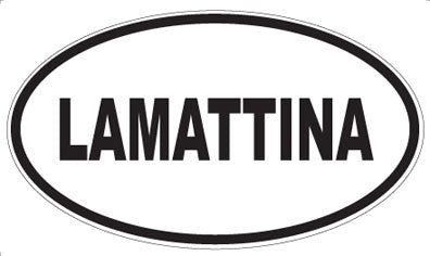 LAMATTINA - Oval Sticker