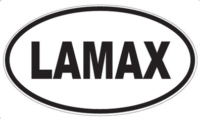 LAMAX - Oval Sticker