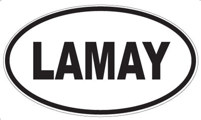 LAMAY - Oval Sticker