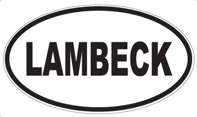 LAMBECK - Oval Magnet