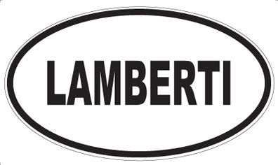 LAMBERTI - Oval Magnet