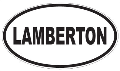 LAMBERTON - Oval Magnet