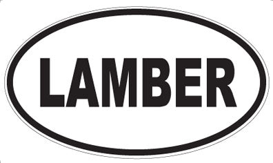 LAMBER - Oval Magnet
