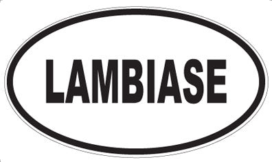 LAMBIASE - Oval Magnet